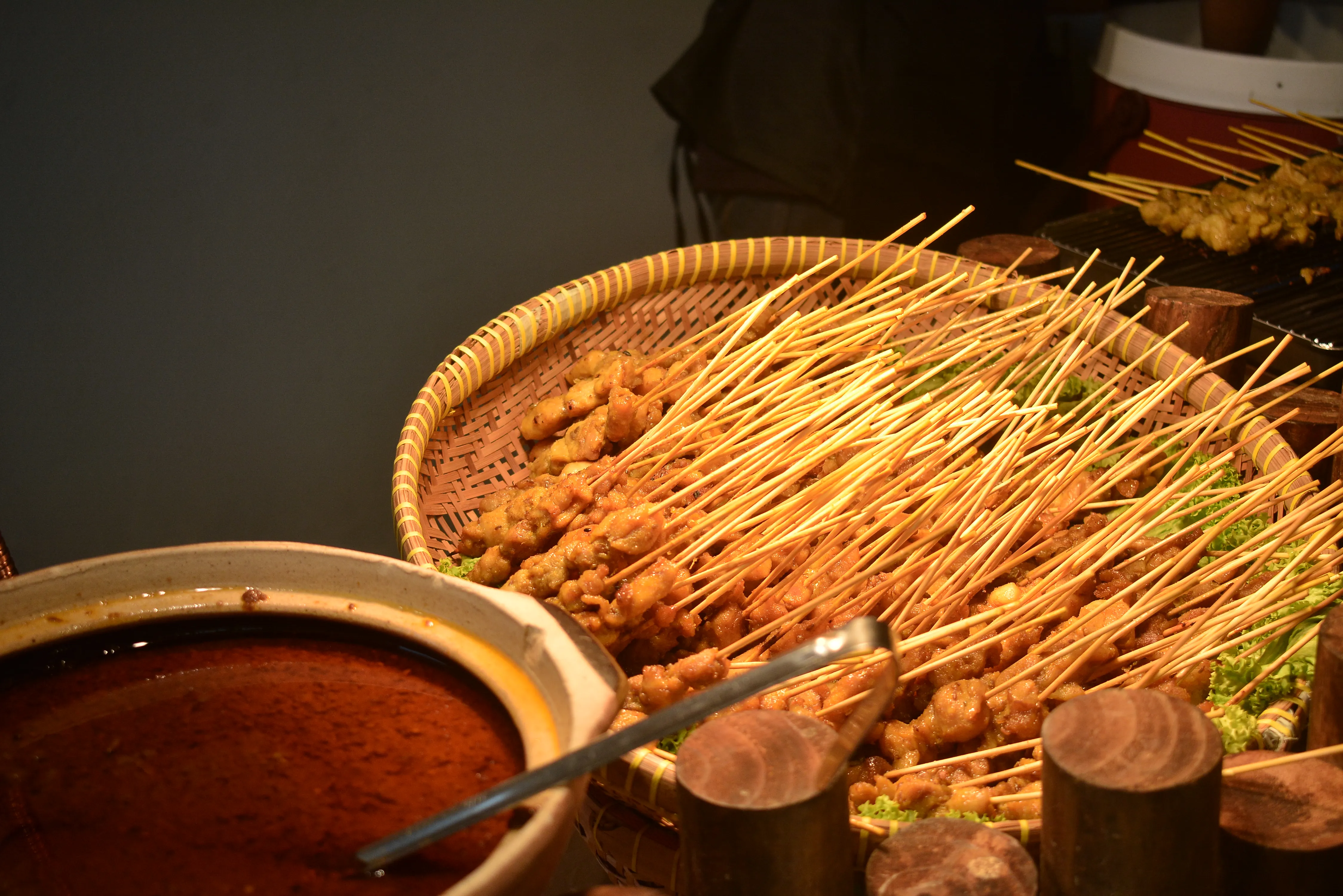Malay Customer Taking Food